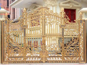 Cổng nhôm đúc mẫu C-078